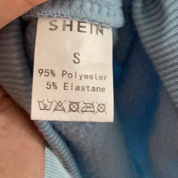 SHEIN Blue Crew Neck Sweater Soft Casual Style -Sz S - Picture 3 of 3